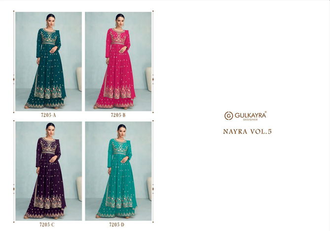 Nayra Vol 5 By Gulkayra Wedding Salwar Suits Catalog